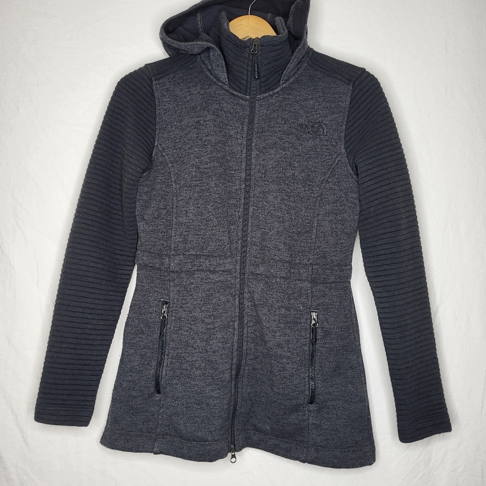 North face zip up hoodie